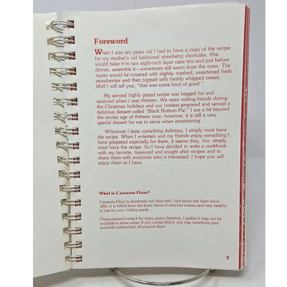 Yes You May Have The Recipe Maria Baker Spiral Cookbook 1994 7th Printing